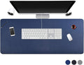 Desk Pad for Office Home 31" x 13", PU Leather Waterproof Large Desk Writing by Piboshi