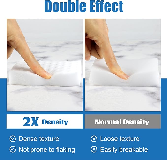 20 Pack Magic Sponges Cleaning Eraser, 2X Density Melamine Sponge, Cleaning Pad - Image 3