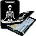Sitting Skull A4 Clipboard by Unknown
