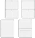 Mogoostry A4 Binder Pockets Zipperless Cash Envelopes Multi Pocket Binder by MoGuShiYe