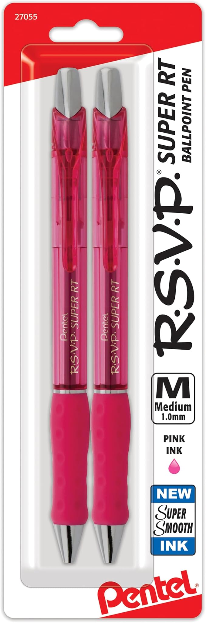 Pentel RSVP Super RT Ballpoint Pen, Medium Line by PentelofAmerica