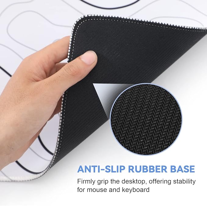 DIGSOM Mouse Pad Gaming, 31.5x11.8in | XL Mouse mat, Smooth surface, Anti-slip - Image 6