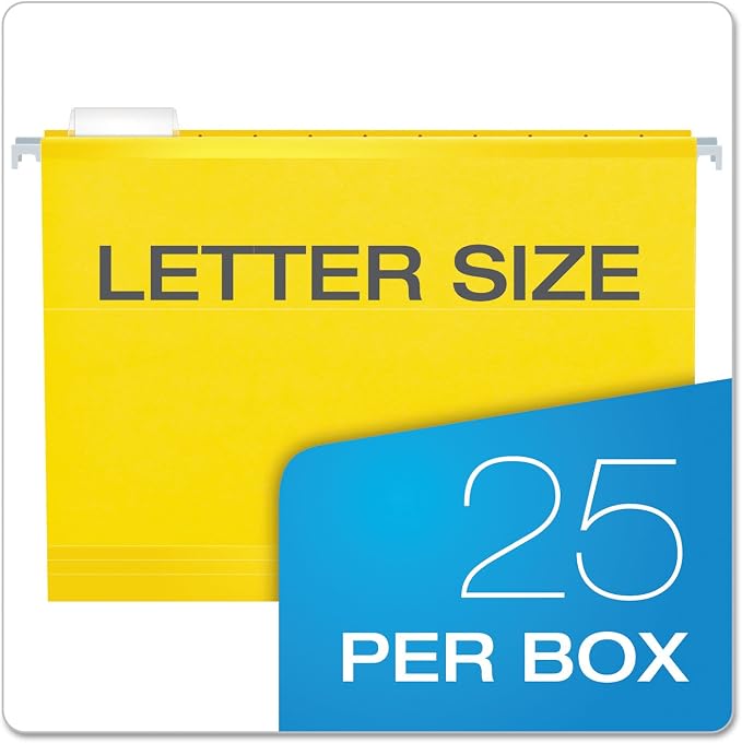 Pendaflex Reinforced Hanging File Folders, Letter Size, 1/5 Cut - Image 5