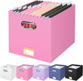 BALEINE File Organizer Box, Cardboard File Folder Organizer by BALEINE