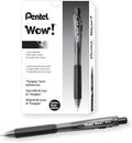 Pentel Wow! Retractable Ballpoint Pen, Medium Line, Box of 12 by PentelofAmerica