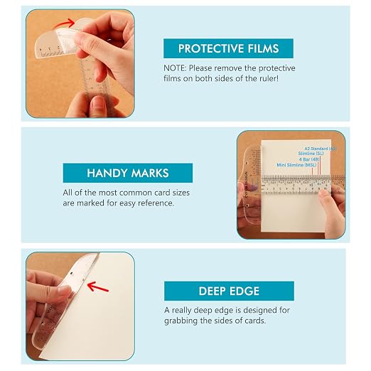 9 Pack 6 Inches Acrylic Clear T-Square Ruler, T Square Ruler, Transparent - Image 4