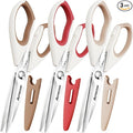 Astercook Kitchen Scissors 3 Pack, Heavy Duty All Purpose Kitchen Shears by Astercook