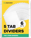 Binder Dividers with Tabs by PaperPlan