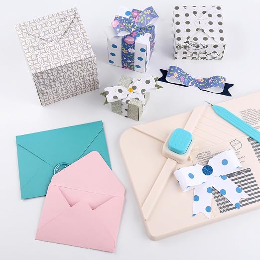 BAOFALI 3-in-1 Punch Board for Envelopes Gift Boxes Bows - Image 7