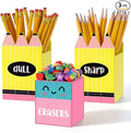 Gilprop 3 Pcs Back to School Sharp and Dull Pencil Holder by Gilprop