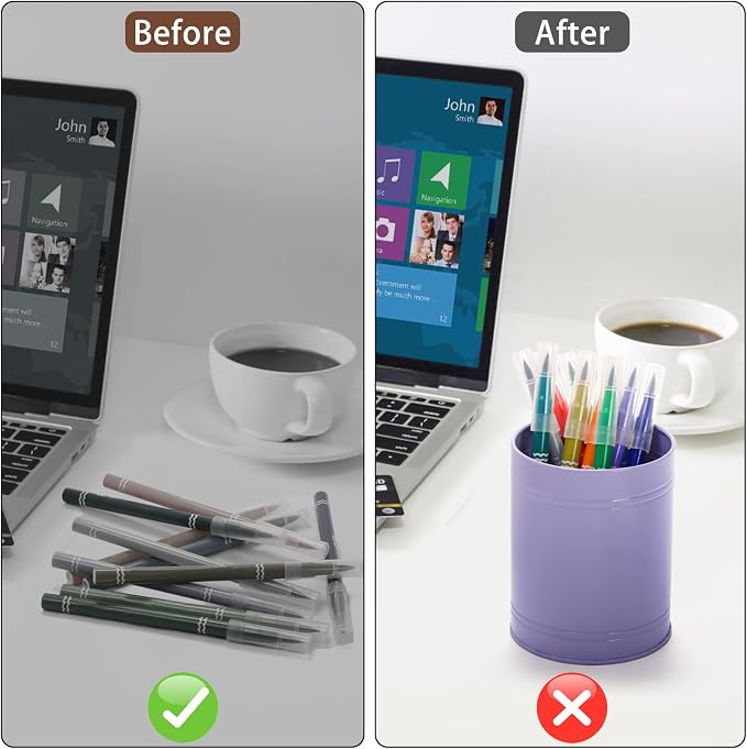 Tlence 9 Pack Metal Pen Holders - Image 8