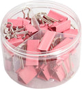 Pink Binder Clips Paper Clamps by YOPINK