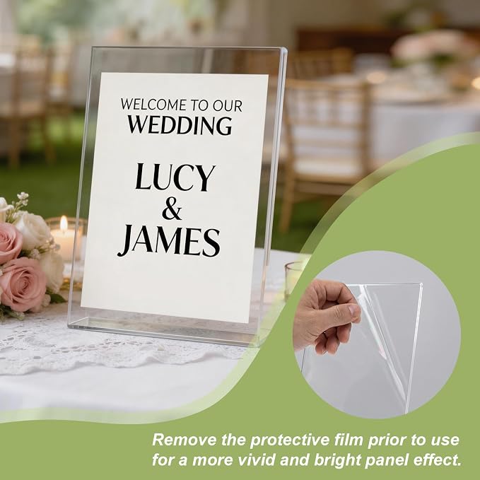 Acrylic Sign Stand Holder - Image 4