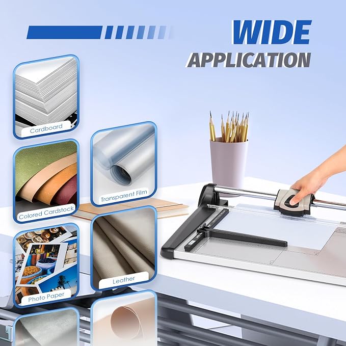 Rotary Paper Trimmer, 15 Sheets Heavy Duty Paper Trimmer, 670mm Cutting Length - Image 3