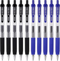 EYEYE G-103 Gel Pen 0.7mm, 5 Black 5 Blue, Medium Point Pens | Retractable by eyeye