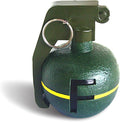 Initial Bomb Grenade Green Paperweight Humor Decor by MillMB
