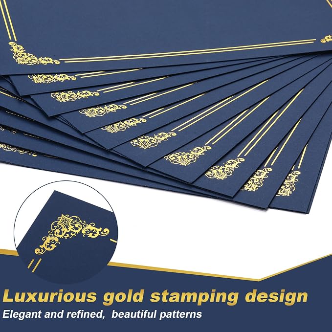Fainne 250 Pcs Certificate Holders Diploma Holders Document Holder Certificate - Image 4