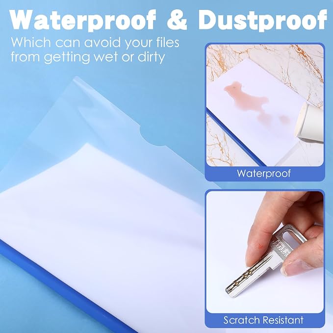 Thenshop 100 Pcs Clear Report Covers - Image 4