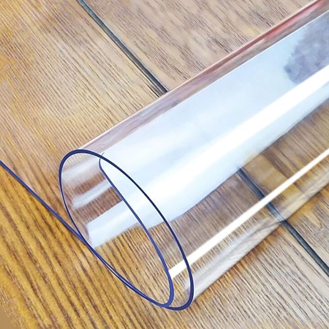 LovePads Clear Table Cover Protector, 36 x 54 Inch 2mm Thick Plastic Table Cover by LovePads
