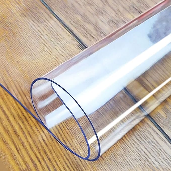 LovePads Clear Table Cover Protector, 42 x 90 Inch 2mm Thick Plastic Table Cover by LovePads