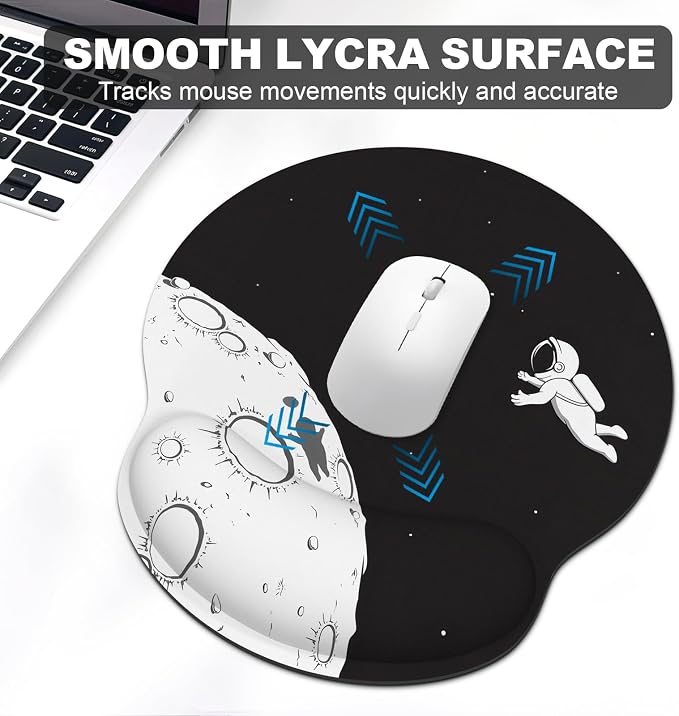 Ergonomic Mouse Pad with Wrist Rest and Keyboard Wrist Rest, Mousepad and Wrist - Image 3
