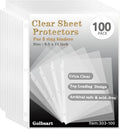 Sheet Protectors 8.5 x11 Inch, 100 Pack Page Protectors by Golbsart