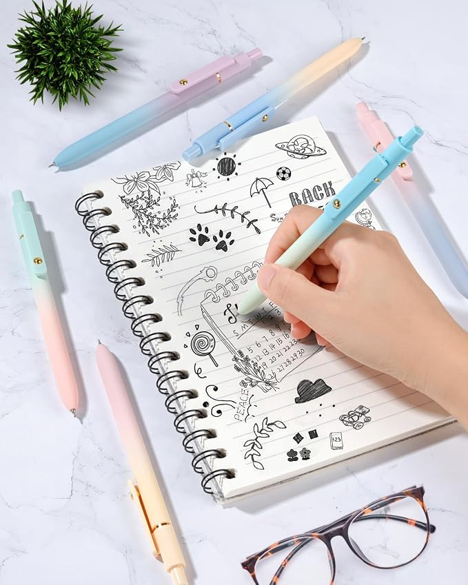 FIOVER Gel Pens, Cute Office Supplies Gifts - Image 4
