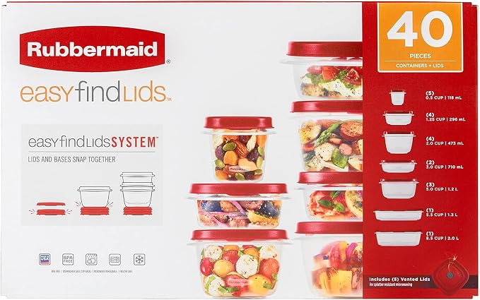 Rubbermaid 42-Piece Food Storage Containers - Image 7