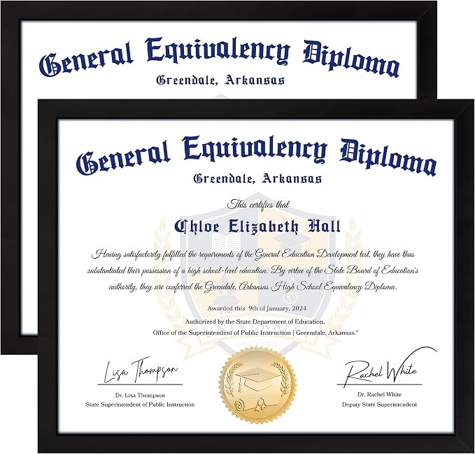FIXSMITH 8.5x11 Diploma Frame, 2 Pack Certificate Frames by FIXSMITH