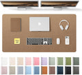 YSAGi Leather Desk Pad Protector, Office Desk Mat, Large Mouse Pad, Non-Slip PU by YSAGi