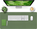 Bloss Olive Green Desk Mat 35.4" x 15.7", Desk Matt by Bloss