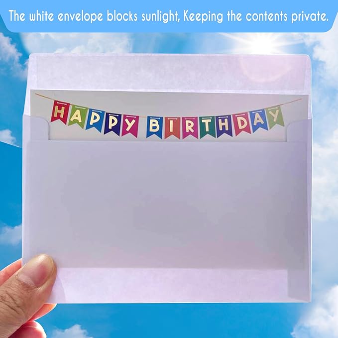 A2 Envelopes White, 70 Pack, Self Seal 120gsm Paper - Image 4