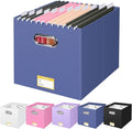 BALEINE File Organizer Box, Cardboard File Folder Organizer by BALEINE