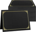 SUNEE Certificate Holders, 100 Packs Black Diploma Holders, Certificate Covers by SUNEE