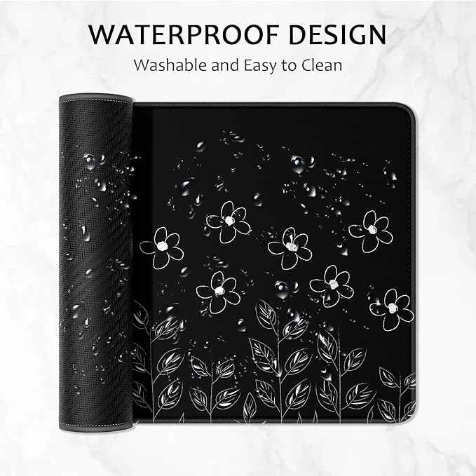 Auhoahsil Desk Mat, Ultra Large Mouse Pad, XXL Gaming Mousepad, Pretty Desk Pad - Image 7