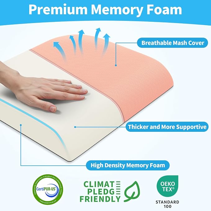 TranquilRelax XLarge Seat Cushion, Memory Foam Cushion - Image 2