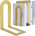 Chunful 6 Pcs Modern Metal Book Ends by Chunful