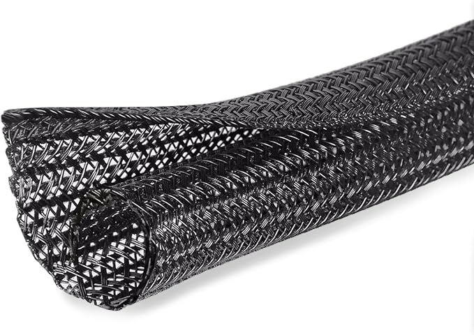 10ft - 3/4 inch Cable Protector Sleeve Split Wire Loom Tubing by Moxita
