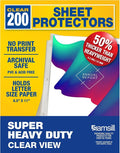 Samsill Sheet Protectors, 8.5x11 Inch Page Protectors by Samsill