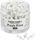 FUDAO FAMILY 300pcs Push Pins for Bulletin Board, Thumb Tacks for Wall Corkboard by FUDAOFAMILY