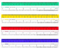 8 inch/20 cm Rulers. Pack of 12 of Premium Quality Plastic Transparent Rulers | by YosogoEnterprise