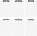 Trade Quest Plastic Clipboard Opaque Color Letter Size Low Profile Clip by Trade+Quest+Global+Corp