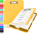 Sooez Clipboard with Storage, Clip Board 8.5 x 11 with Pen Holder, Plastic by Sooez