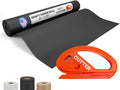 Black Kraft Paper Roll 24" x 2160" by IDLPackaging