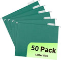 pmybupo Hanging File Folders 50 Pack – Green Hanging File Folders Letter Size by pmybupo
