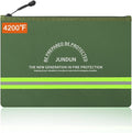 JUNDUN Fireproof Document Bag, 14.2”x 10.0”Waterproof and Fireproof Money Bag by JUNDUN