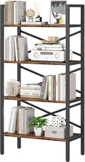Homeiju 4 Tier Bookshelf 23.6" Width, Kids Bookshelf by Homeiju
