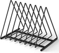 TOPCJ Triangle File Folder Racks, 7 Sections File Holder, File Storage by TOPCJ