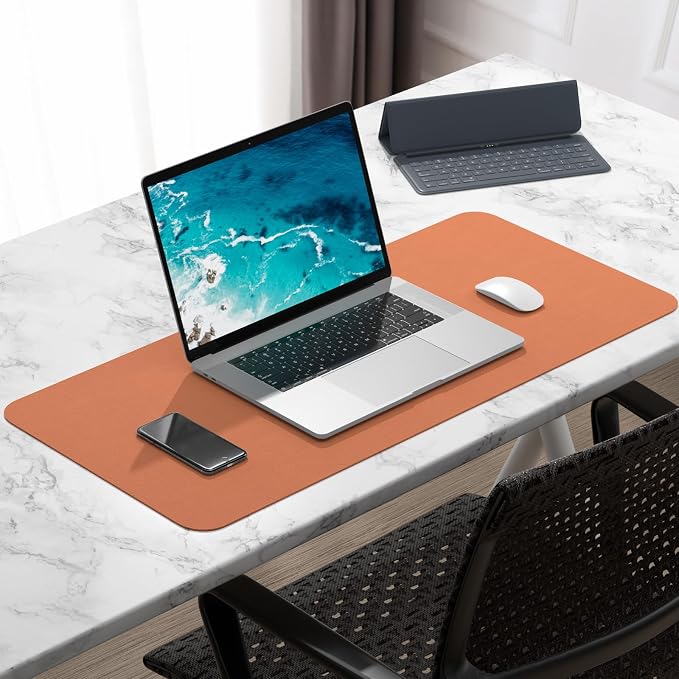 Hsurbtra Desk Pad, XL Extended Mouse Pad, Waterproof Desktop Blotter Protector - Image 7