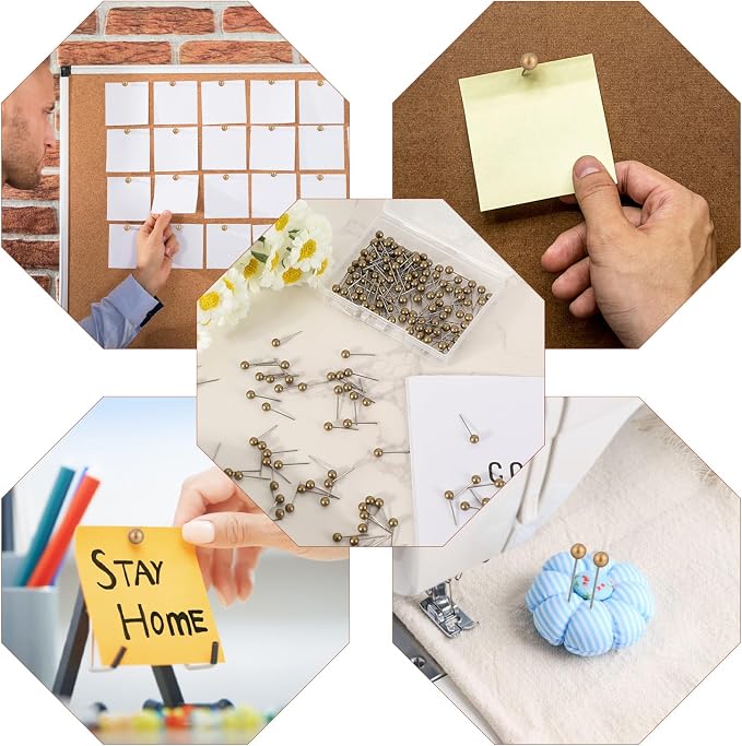 200pcs Map Push Pins, Round Head Pins - Image 7